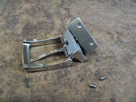 reversible belt buckle replacement parts